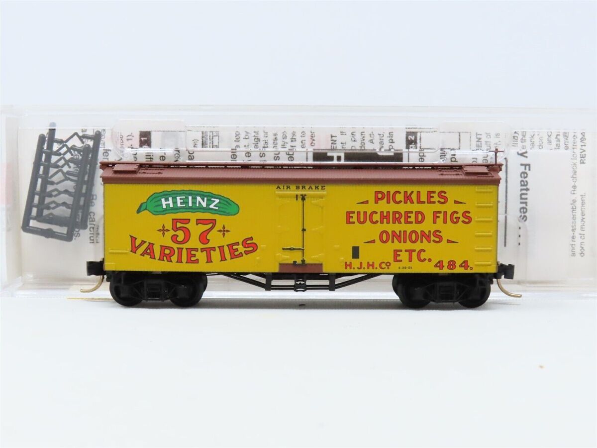 Micro-Trains 05800050 N Scale Heinz 36' Wood Sheathed Ice Reefer #484 NIB