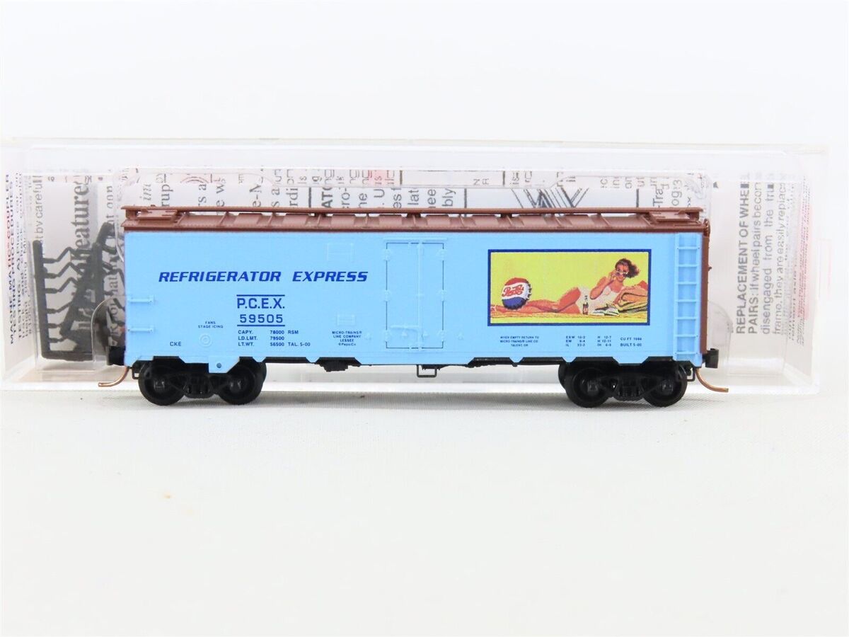 Micro-Trains 05900550 N Pepsi-Cola 40' Steel Side Ice Reefer #59505