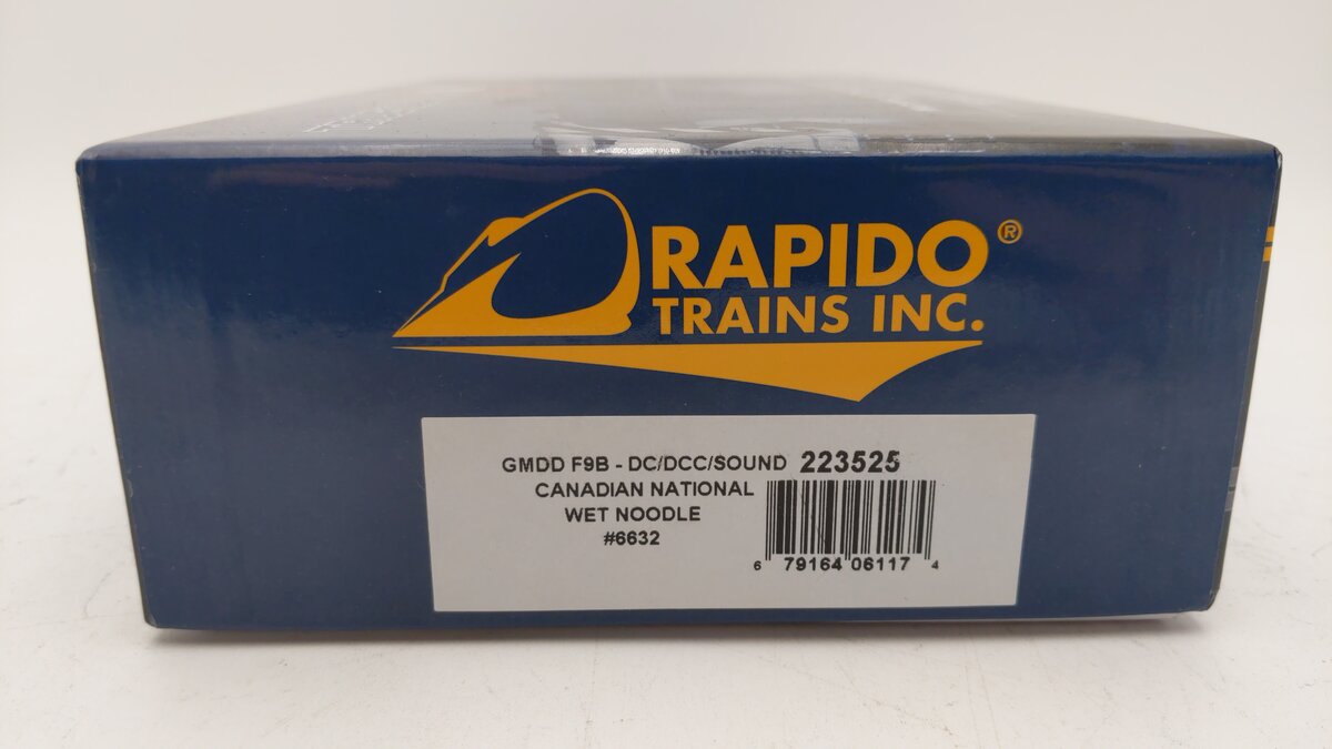 Rapido Trains 223525 HO Canadian National GMDD F9B Diesel Locomotive #6632