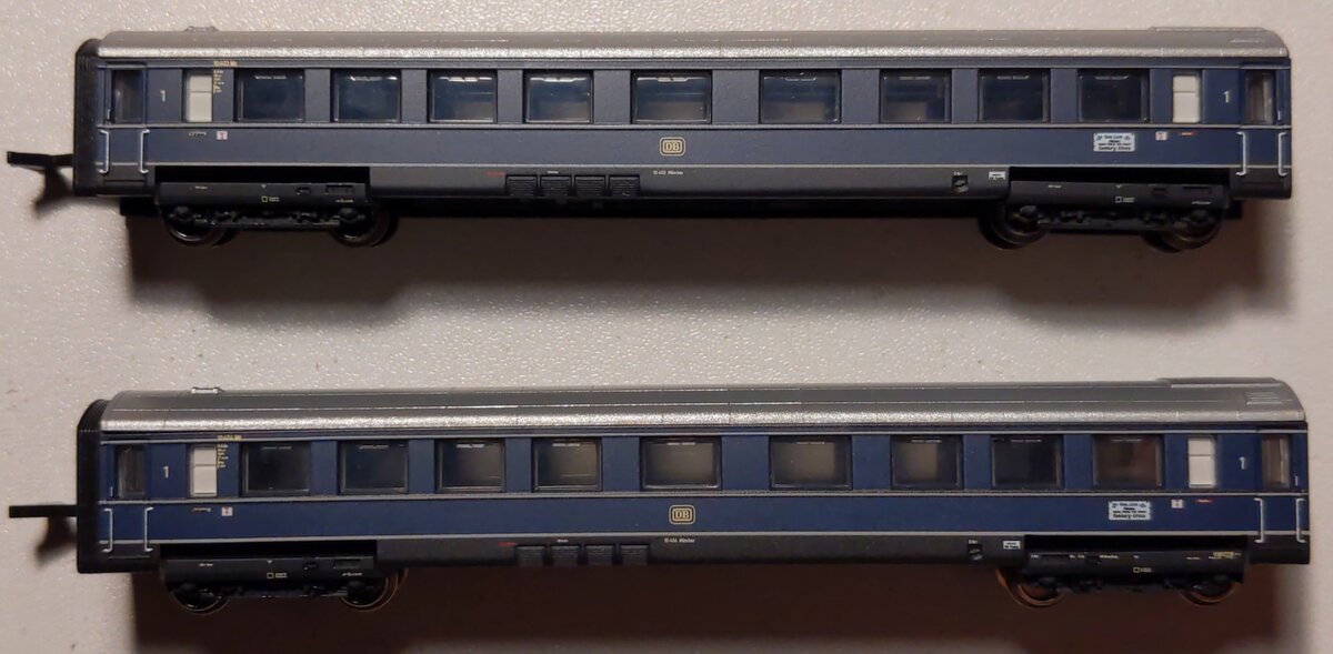 Marklin 81176 Z Scale "Blauer Enzian" Express Diesel Passenger Train Set