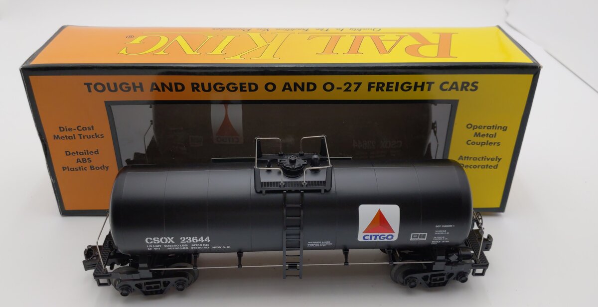 MTH 30-73397 O Citgo Modern Tank Car #23644