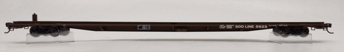 Walthers 910-5491 HO Scale SOO Line 85' General American Flatcar #5623