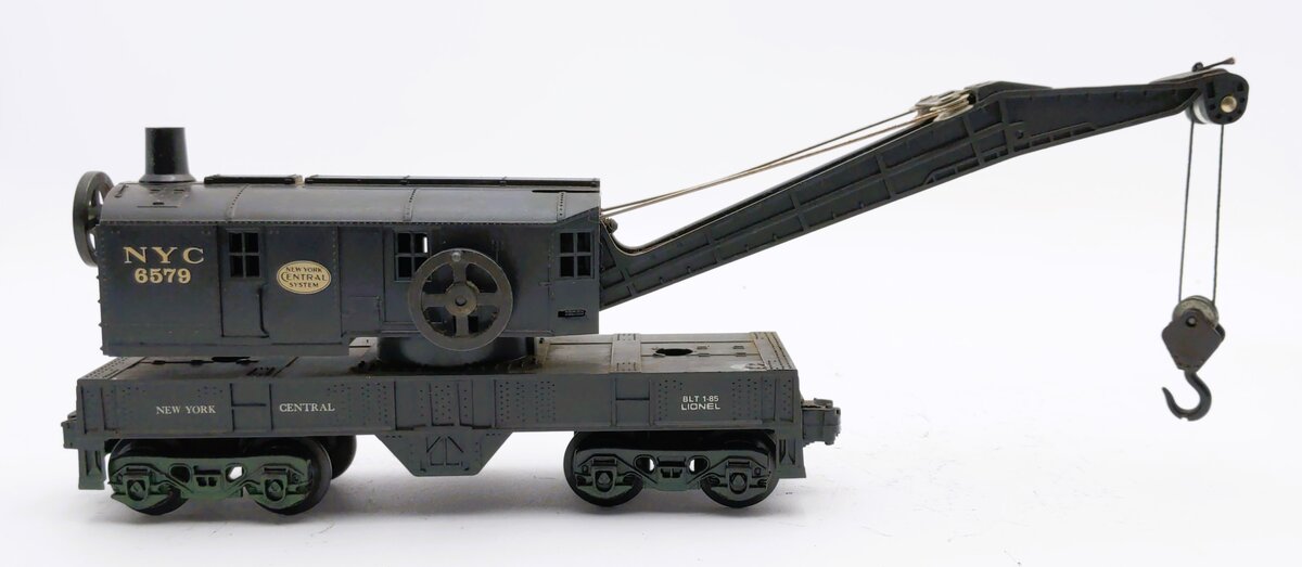 Lionel 6-6579 O Gauge New York Central 4-Wheel Crane Car #6579
