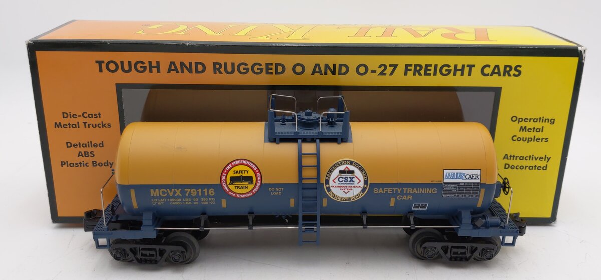 MTH 30-73447 O CSX Modern Tank Car MCVX #79116