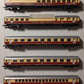 Marklin 87269 Z German Federal Railroad DB Rheingold Passenger Set (Pack of 5)