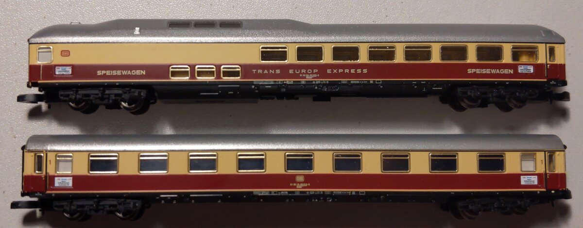 Marklin 87269 Z German Federal Railroad DB Rheingold Passenger Set