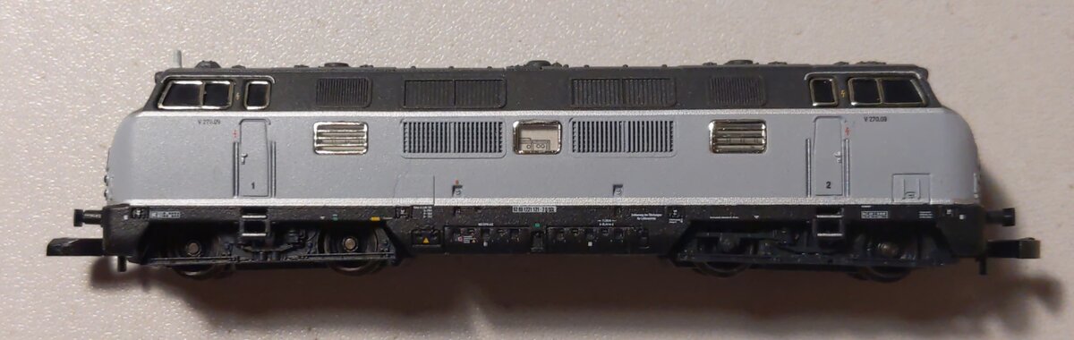 Marklin 88205 Z German Federal Railroad Class V 270 Diesel Locomotive
