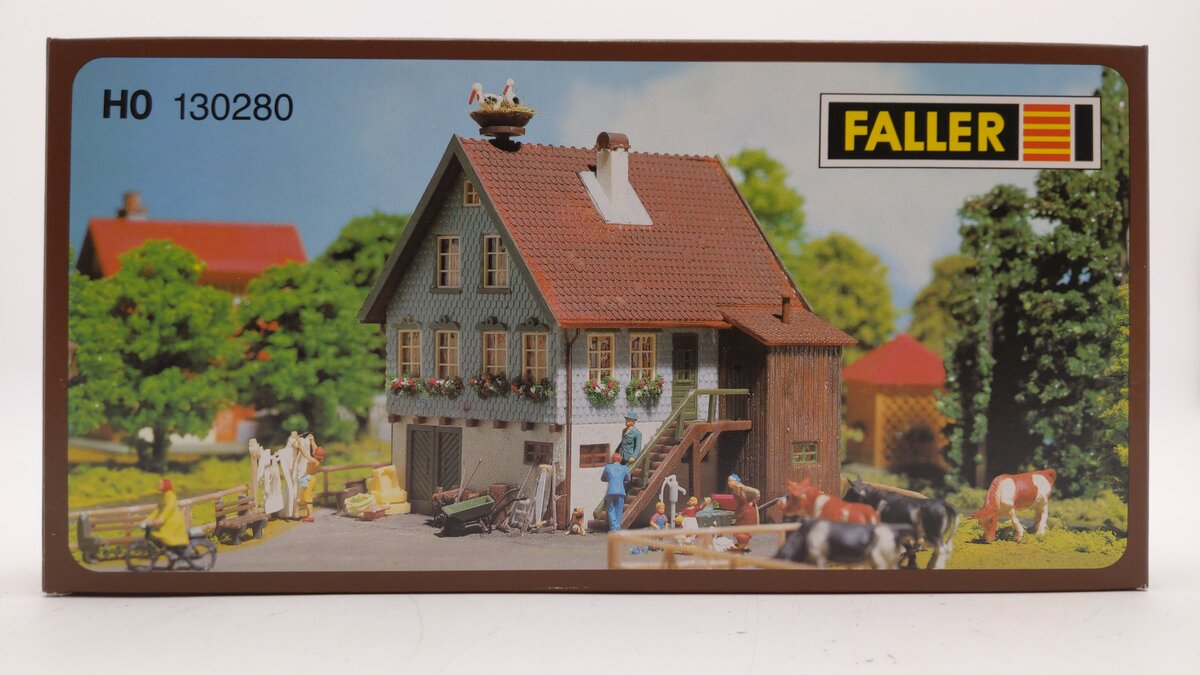 Faller 130280 HO Scale House with Stork's Nest