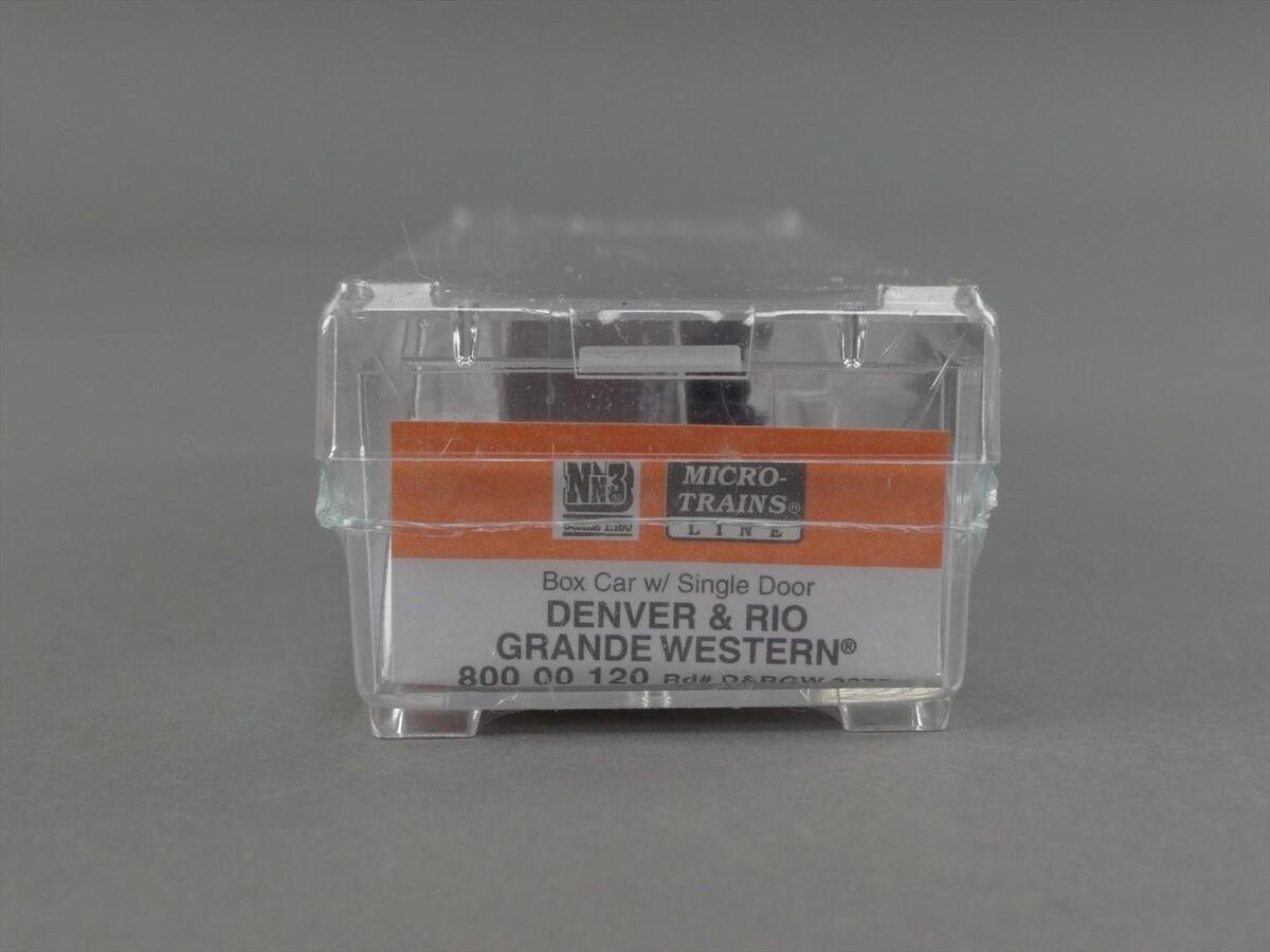 Micro-Trains 80000120 Nn3 DRGW 30' Single Door Boxcar #3277 LN/Box