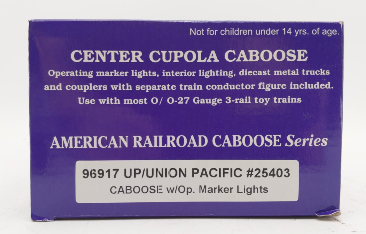 RMT 96917 O Union Pacific Silver Caboose #25403