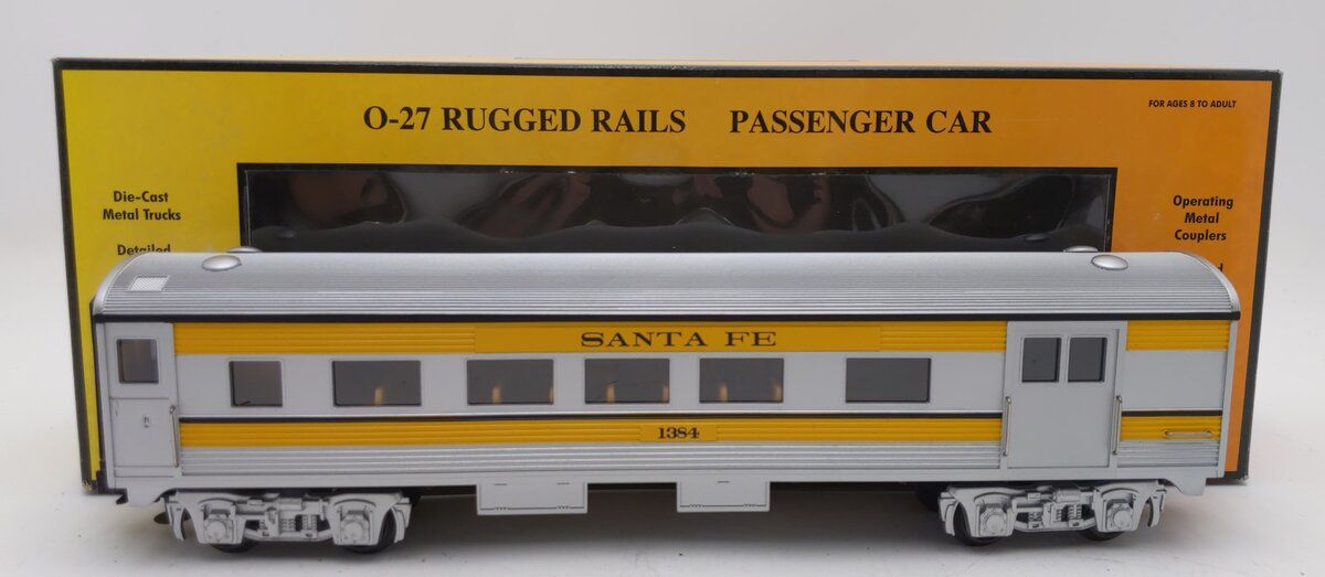 MTH 33-6030 Santa Fe O27 Streamlined Combine Car