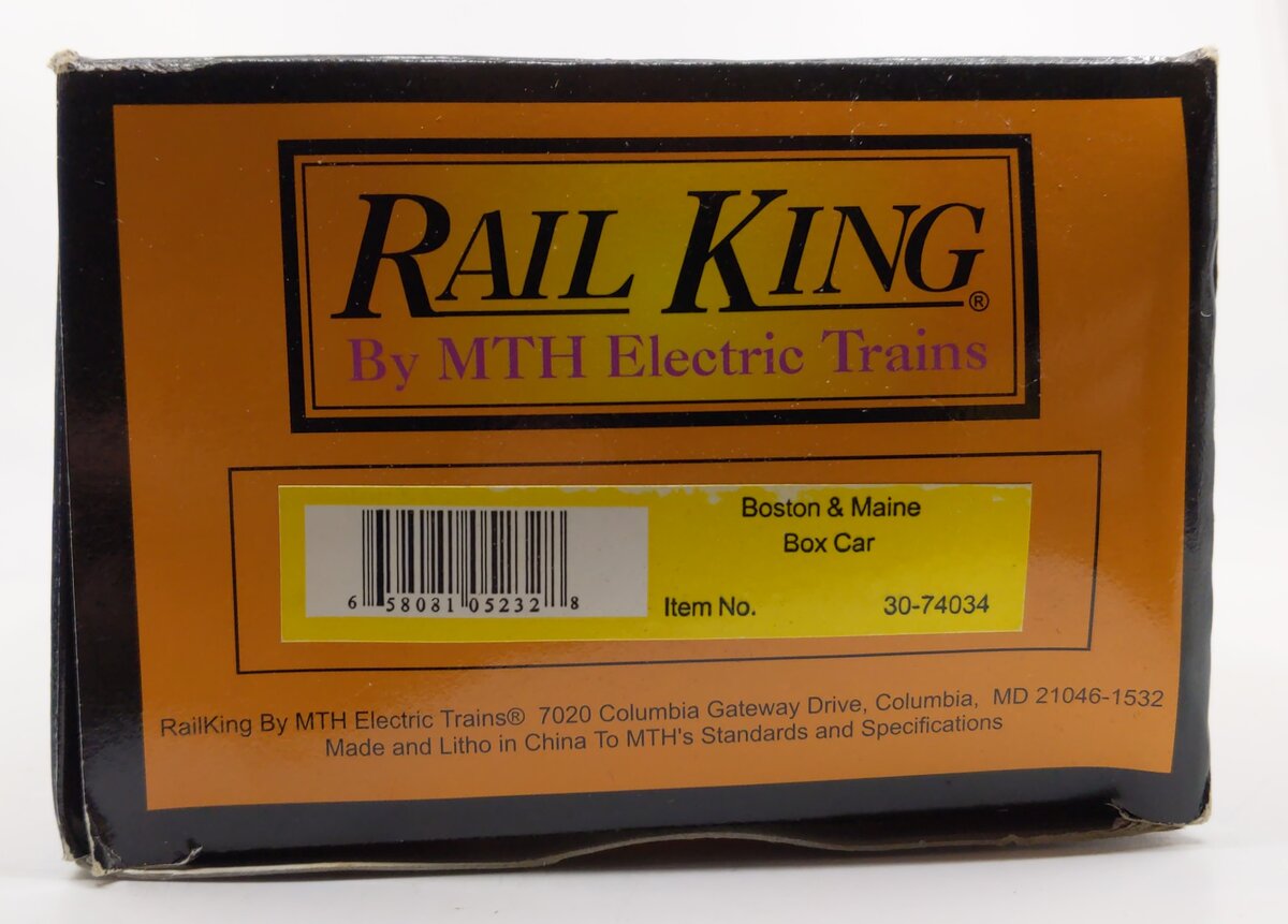 MTH 30-74034 Boston and Maine Boxcar #6464475 LN/Box