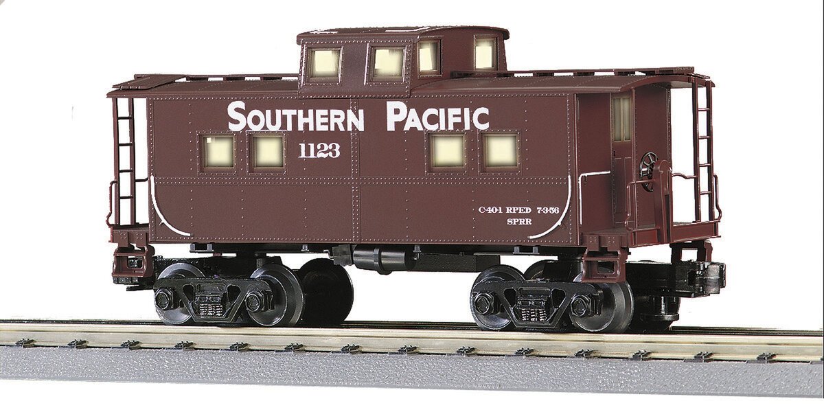 MTH 30-7737 O Gauge Southern Pacific Steel Caboose #1123 NIB