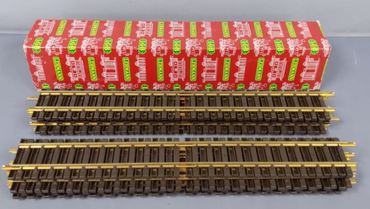 LGB 1060 G 600mm 24" Brass Rail Straight Track (Box of 12) EX/Box