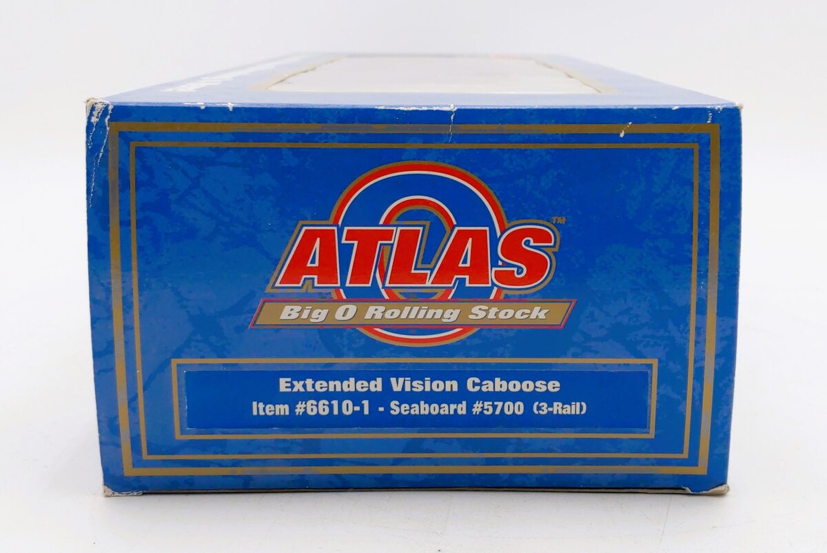 Atlas 6610-1 O Gauge Seaboard Extended Vision Caboose #5700 (3-Rail) EX/Box