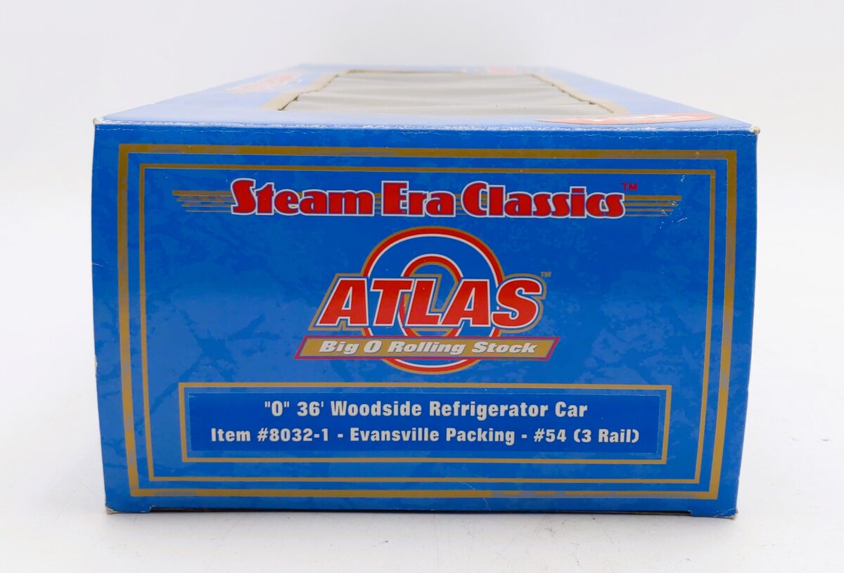 Atlas 8032-1 O Evansville Packing Reefer Car #54 (3-Rail) LN/Box