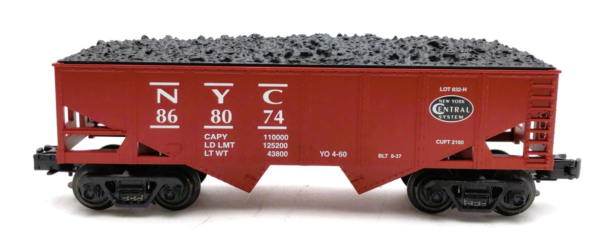 Industrial Rail 4003 O Gauge New York Central Hopper w/Coal #868074 EX/Box