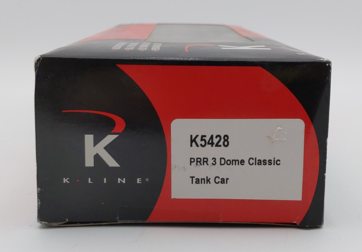 K-Line K5428 O Gauge Pennsylvania 3 Dome Classic Tank Car MT/Box