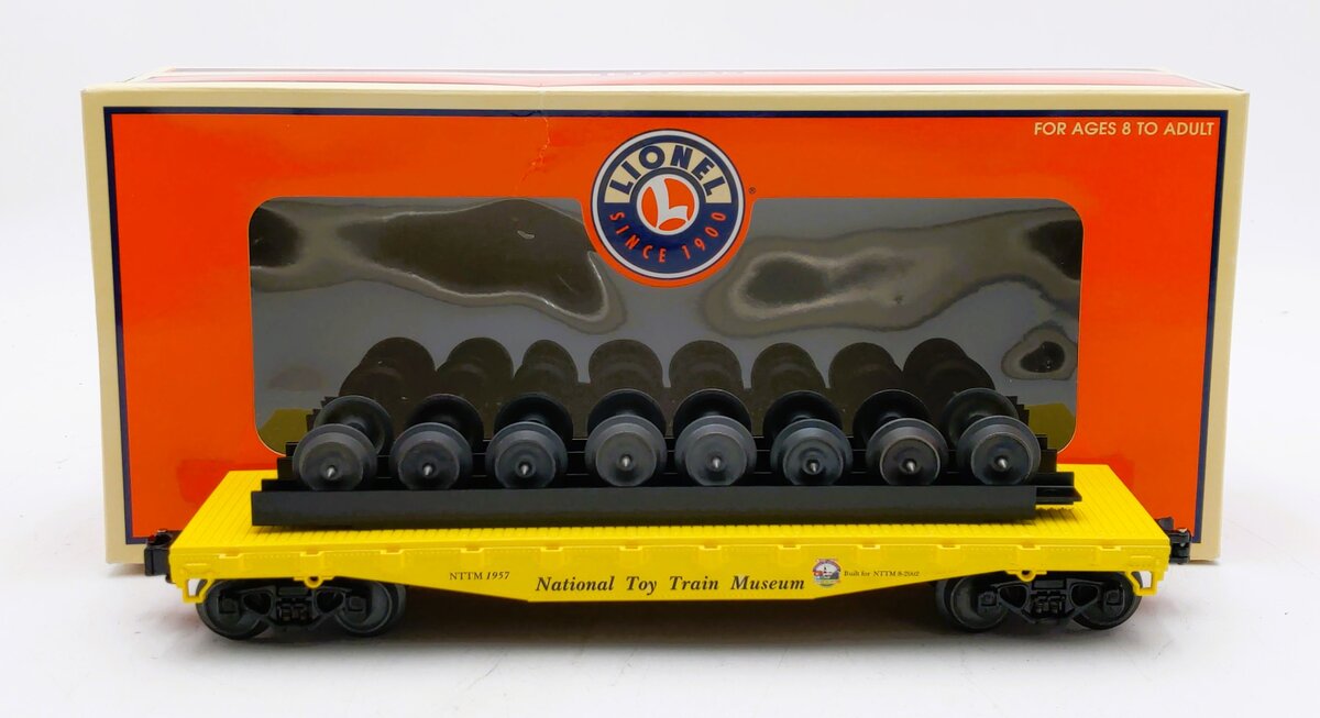 Lionel 6-52271 O Gauge National Toy Train Museum Work Train Flat Car #1957 NIB