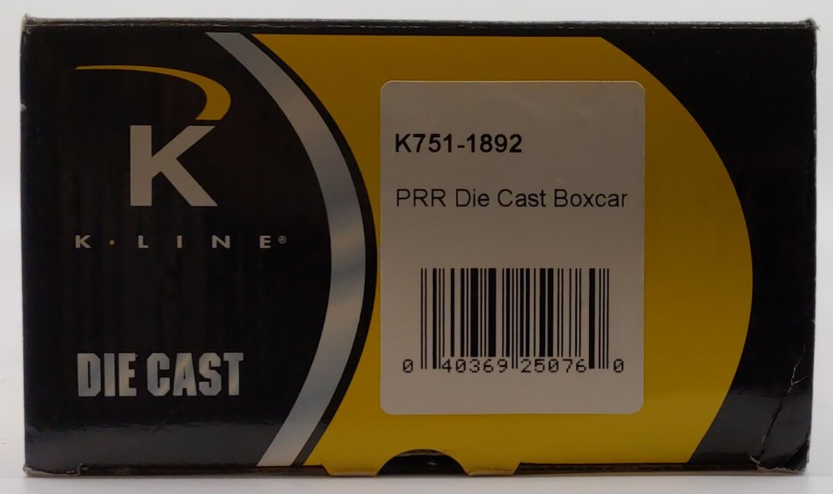 K-Line K751-1892 O Gauge Pennsylvania Diecast Boxcar #24087 EX/Box