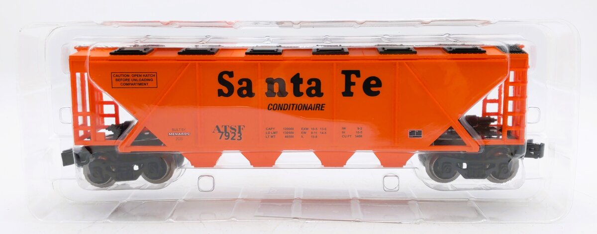 Menards 279-6983 O Santa Fe Covered Hopper #7511 LN/Box