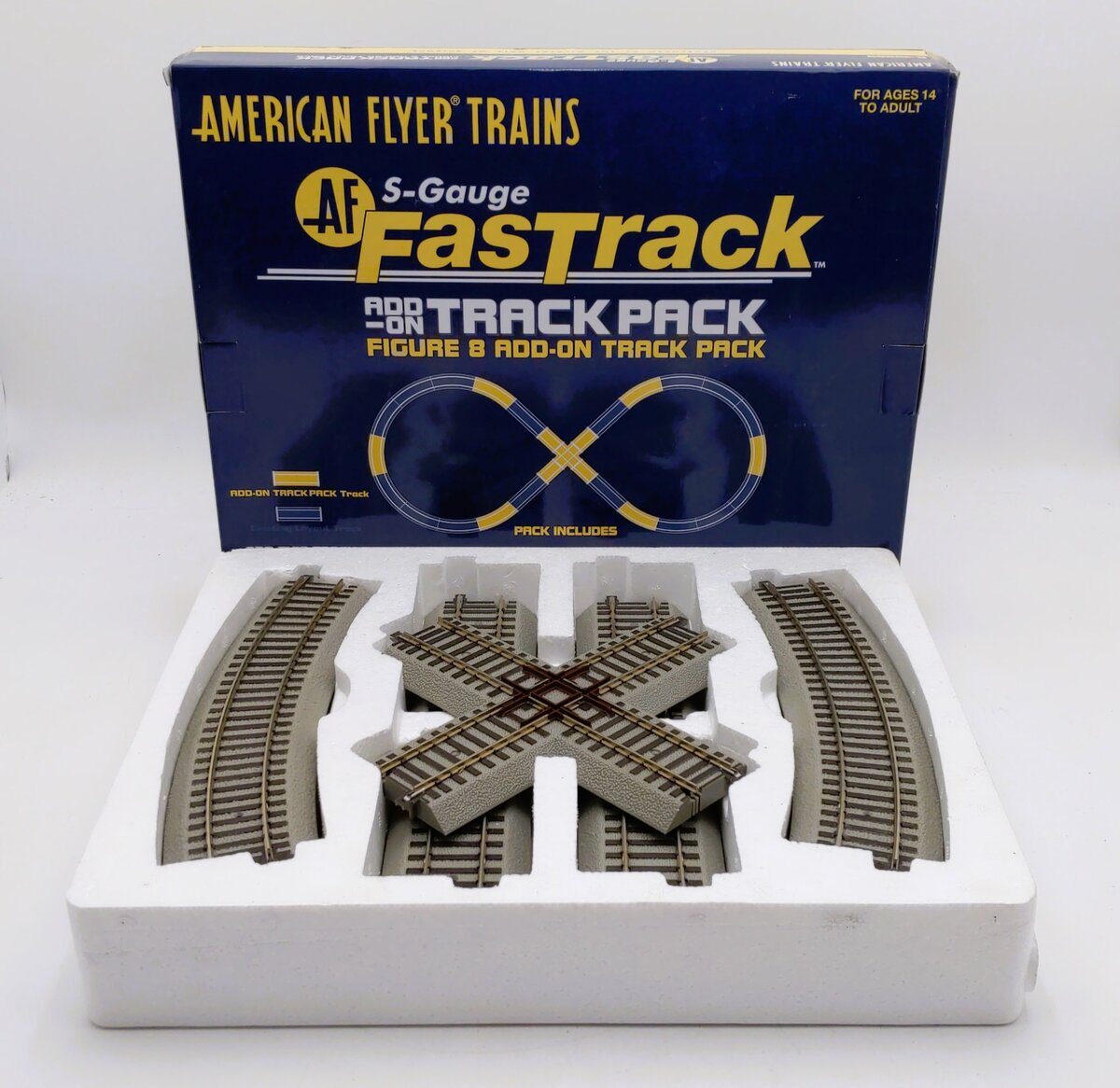 American Flyer 6-49889 S Figure 8 Add-On Track Pack