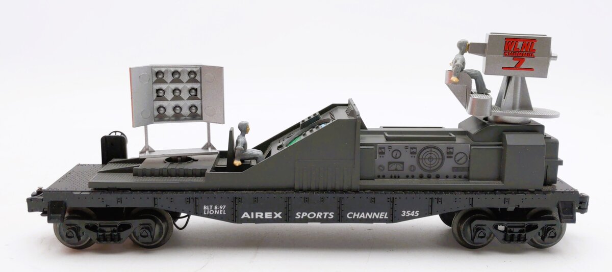Lionel 6-16751 O Gauge WLNL Channel 7-Airex Sports Channel TV Car EX/Box