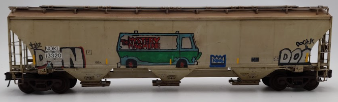 Atlas 3001102-7 Custom O Gauge NOKL Trinity Covered Hopper #13320 (3Rail) EX/Box