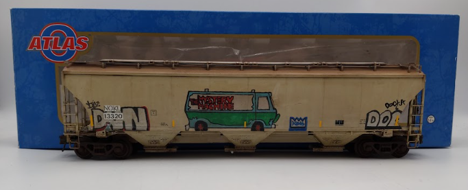 Atlas 3001102-7 Custom O Gauge NOKL Trinity Covered Hopper #13320 (3Rail) EX/Box