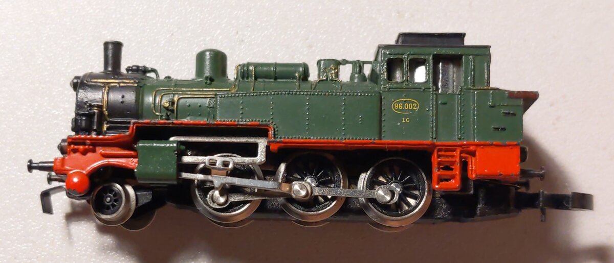 Marklin 8801 Z Scale SNCB 1-3-0 (2-6-0) Steam Locomotive LN/Box