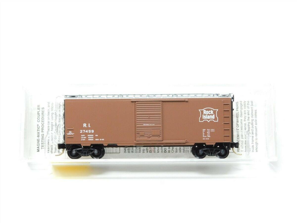 Micro-Trains 02000058 N Rock Island 40' Standard Single Door Boxcar #27459