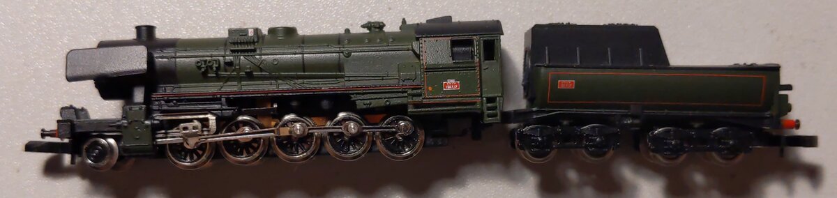 Marklin 88833 Z Scale SNCF French Railroad Class 150Y 2-10-0 Steam Loco & Tender LN/Box