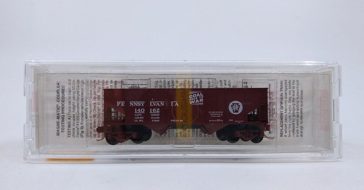 Micro-Trains 05600270 N Pennsylvania 33' Twin Bay Rib Side Hopper #140162 LN/Box