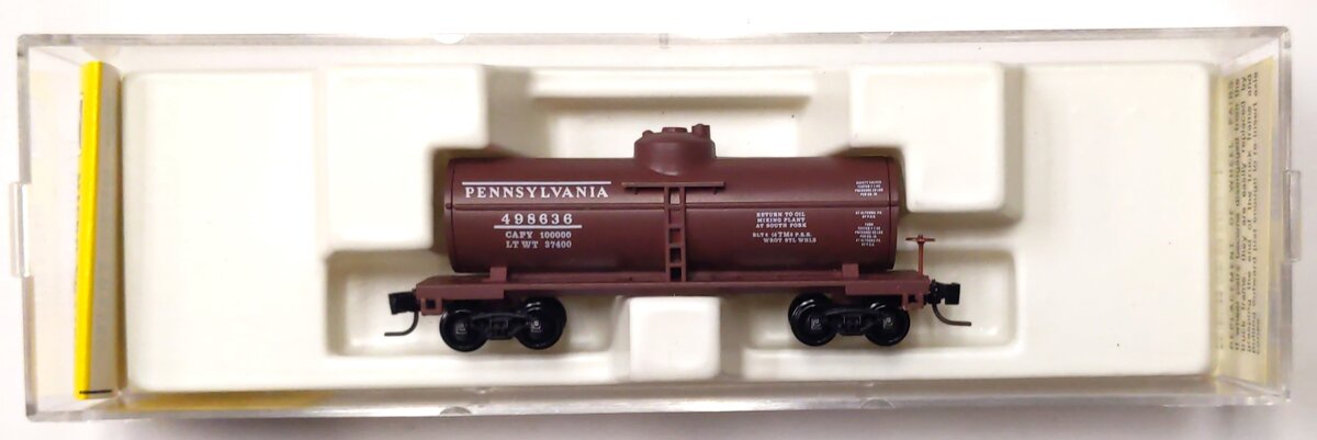 MicroTrains 14401-2 Z Scale Pennsylvania Single Dome Tank Car #498636 LN/Box