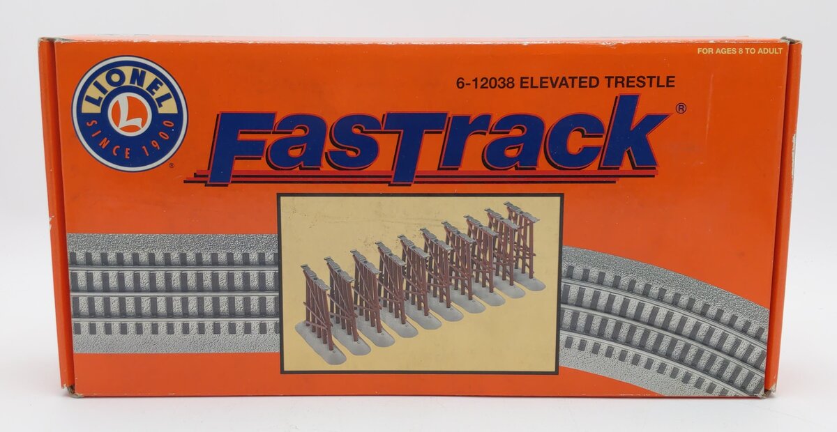 Lionel 6-12038 O FasTrack Elevated Trestle Set NIB