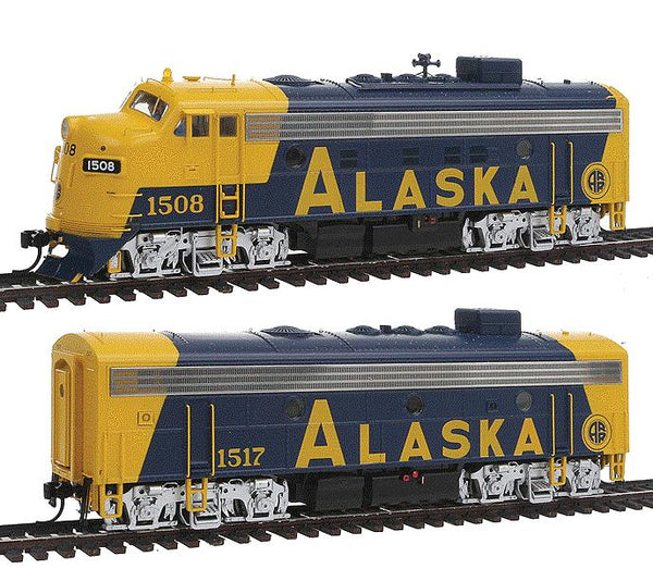 ★HOゲージ/ブラスモデル★　HALLMARK　EMD F-7 Aユニット Walthers 920-47710 HO Alaska EMD F7 A-B Set with 920-48