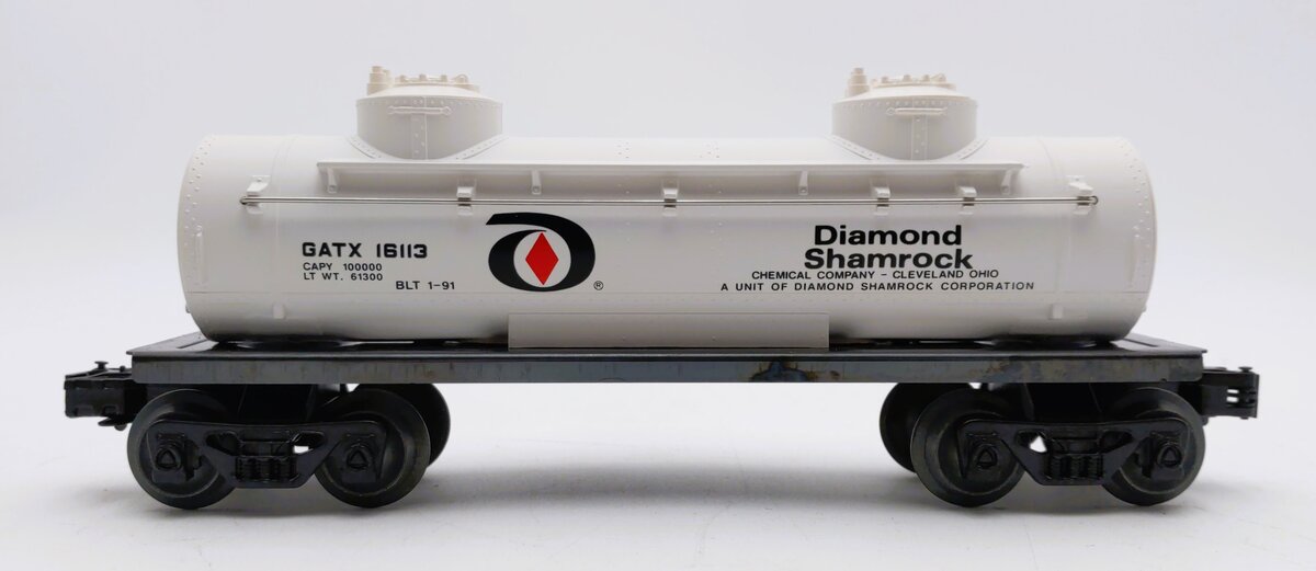 Lionel 6-16113 O Gauge Diamond Shamrock Two-Dome Tank Car LN/Box