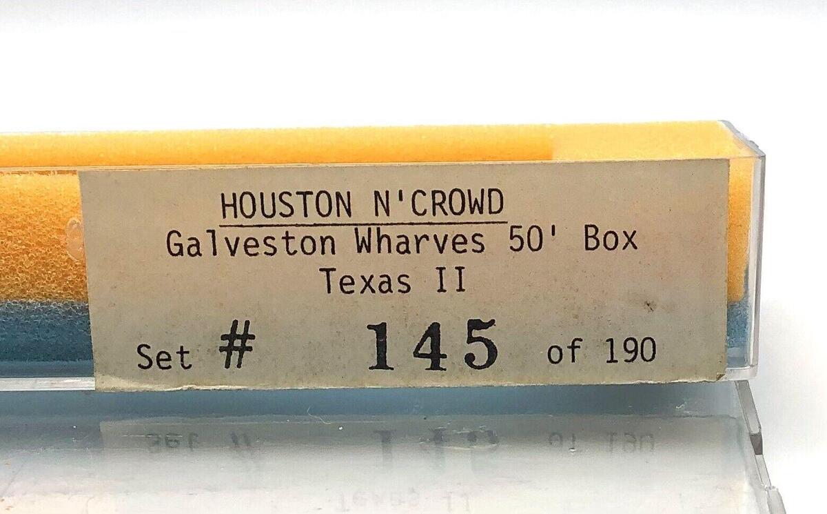 Con-Cor N Scale Galveston Wharves Box Car #1083 LN/Box