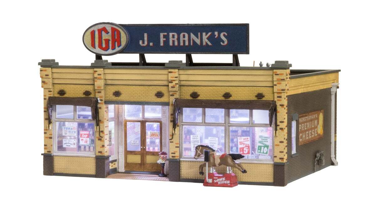 Woodland Scenics BR5851 O Scale Built-&-Ready J. Frank's Grocery Building