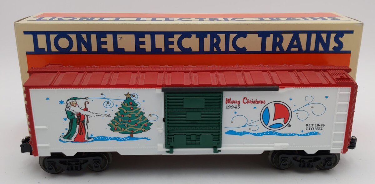 Lionel 6-19945 O Gauge Christmas 1996 Holiday Boxcar LN/Box