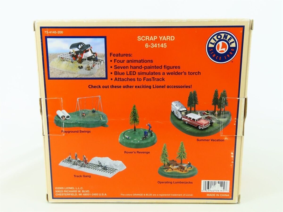 Lionel 6-34145 O Gauge New Haven Scrap Yard Scene