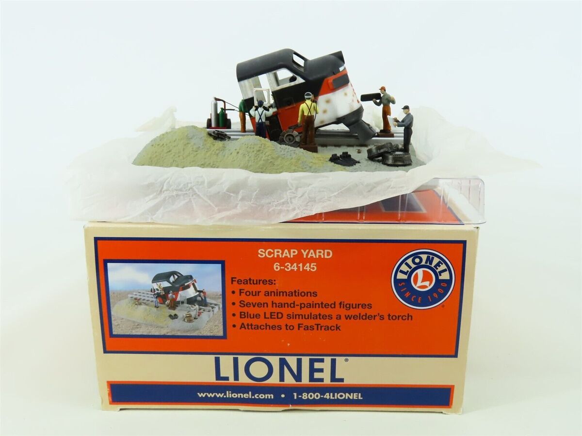 Lionel 6-34145 O Gauge New Haven Scrap Yard Scene