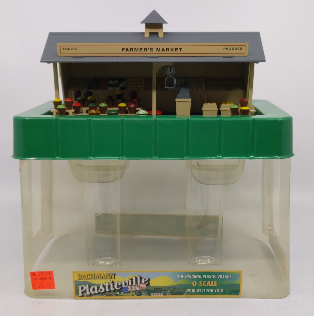 Bachmann 45314 O Plasticville Built-Up Roadside Fruit & Vegetable Stand Building