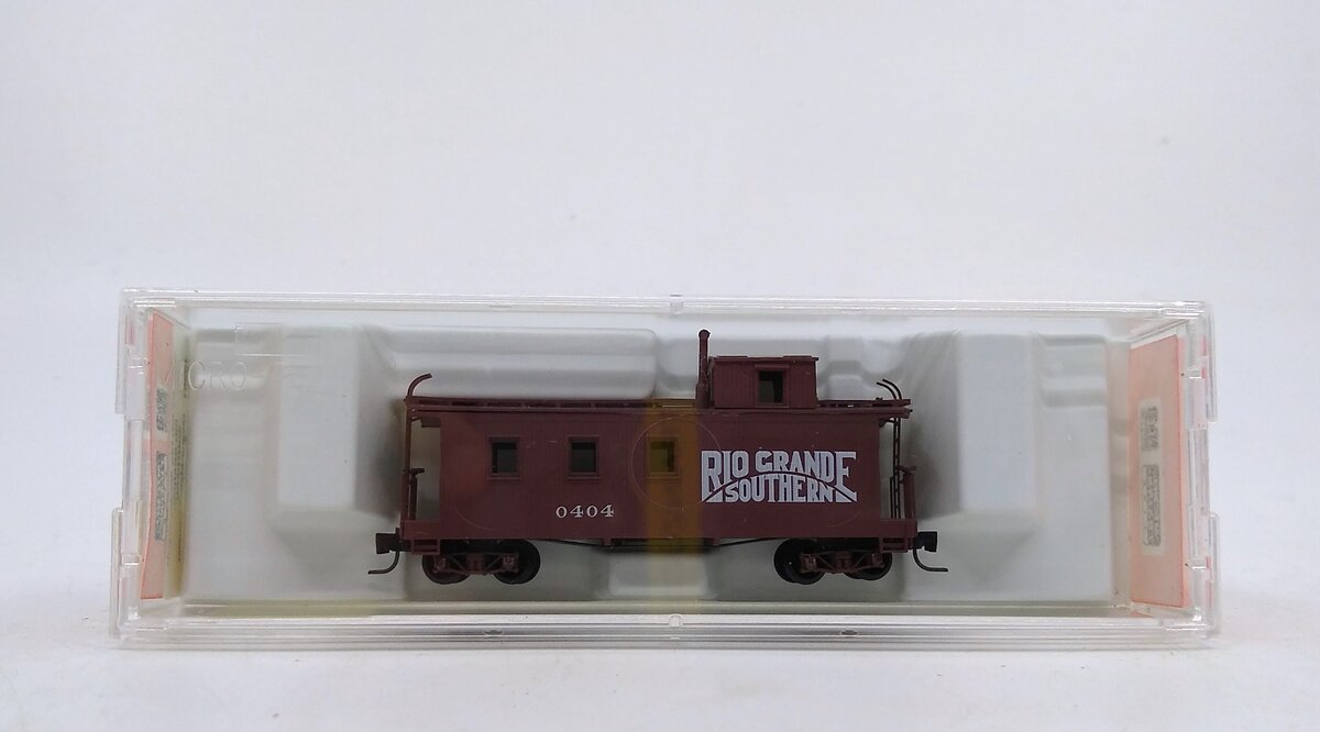 Micro-Trains 15501 Nn3 Rio Grande Southern Caboose w/ One Window Cupola #0404 LN/Box