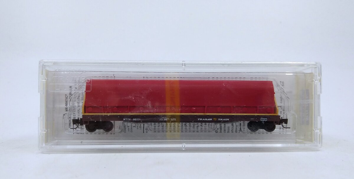 MicroTrains 52400051 Z MTTX Trailer Train 60' Flat w/Load 90771