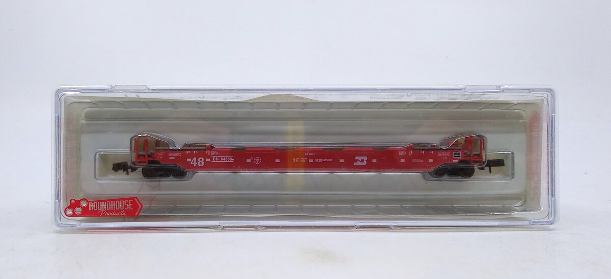 Roundhouse 8474 N Scale BN Husky Stack Car