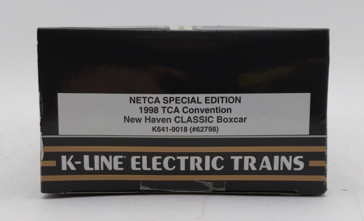 K-Line K641-9018 O Gauge New Haven 1998 TCA Convention Boxcar #62798 EX/Box
