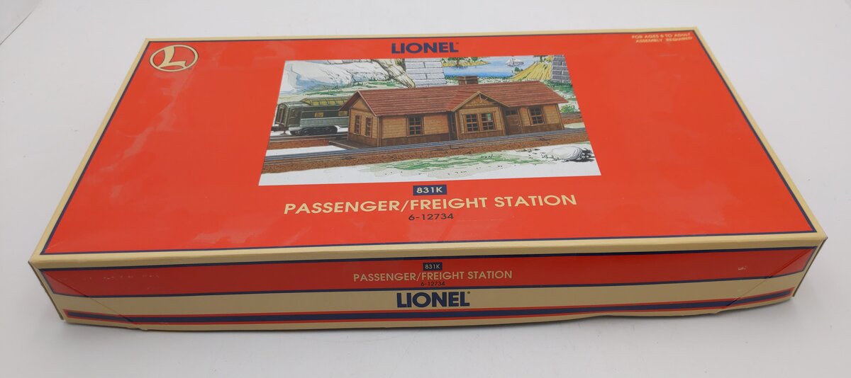 Lionel 6-12734 O And O27 Scale Passenger Freight Station Building Kit