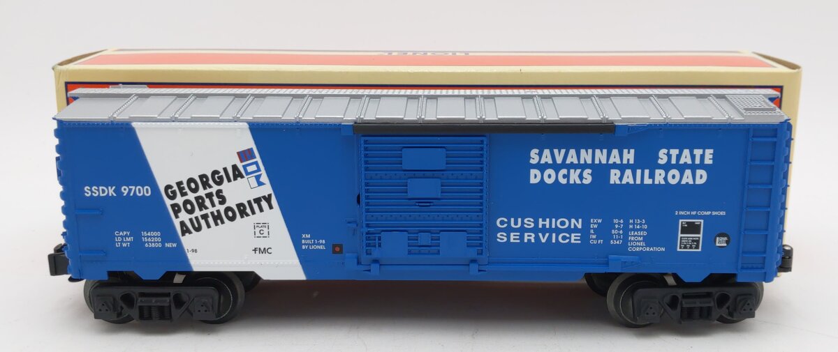 Lionel 6-16285 O Gauge Savannah State Docks Boxcar #9700 LN/Box