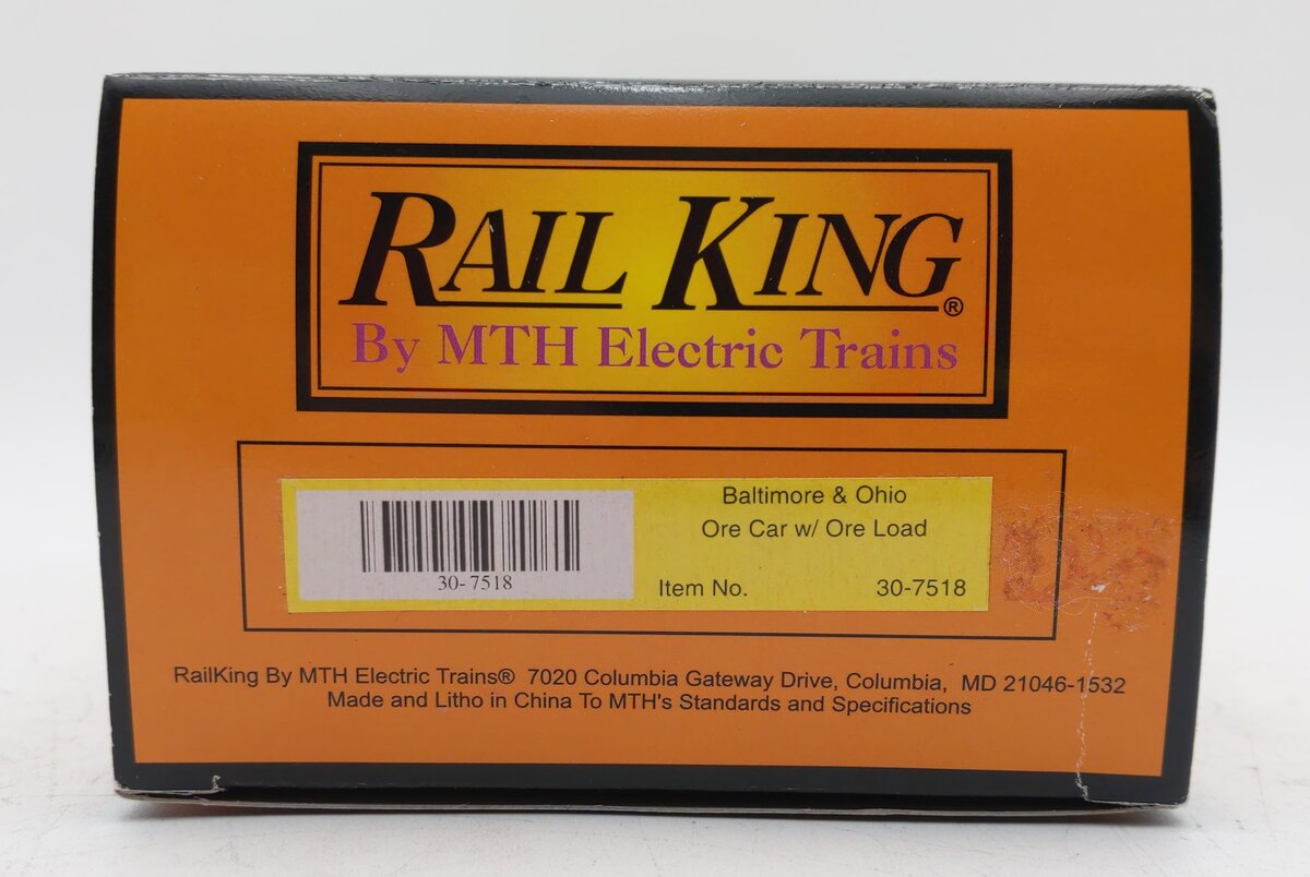 MTH 30-7518 O Gauge Baltimore & Ohio Ore Car #6453 LN/Box